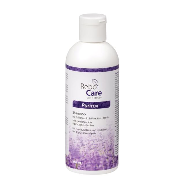 ReboCare Purirox Shampoo für Hunde, Katzen und Heimtiere 250 ml