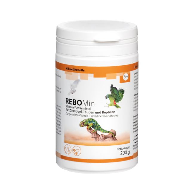 ReboMin Mineralfuttermittel für Ziervögel, Tauben und Reptilien