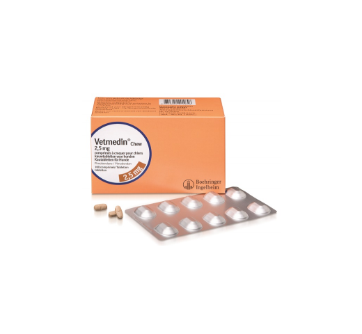 heroin Held og lykke Flyselskaber Vetmedin Chew 2,5mg 10x10 Tabletten