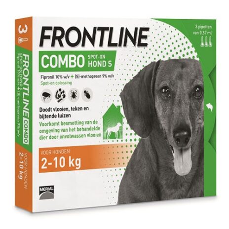 Frontline Combo Spot-On hond S (2-10kg) 3x0,67 ml