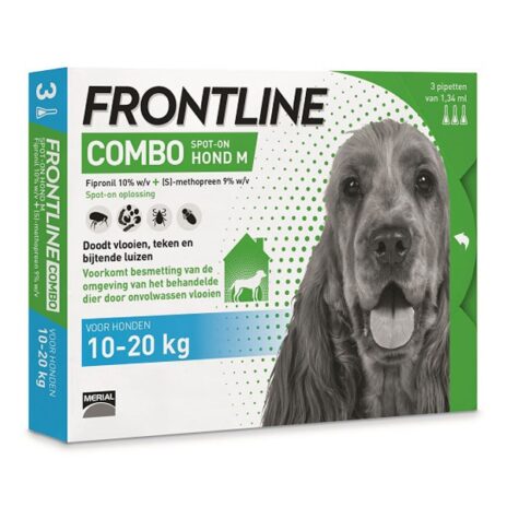 Frontline Combo Spot-On hond M (10-20kg) 3x1,34 ml
