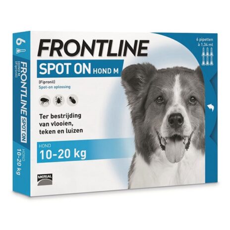 Frontline Spot-On hond M (10-20kg) 6x1,34 ml