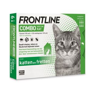 Frontline Combo Spot-On kat 6 pipetten