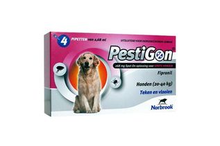 Pestigon grote hond 20-40 kg 4 pipetten