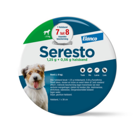 Seresto halsband kleine hond (minder dan 8 kg) | 38 cm