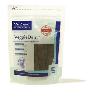 VeggieDent kauwstrips hond < 5 kg 15st