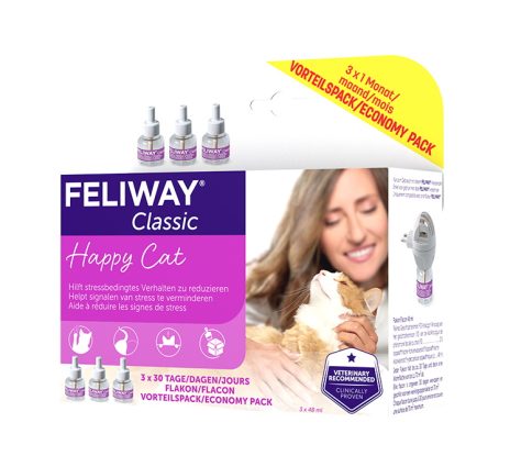 Feliway Classic Navulflacon 3x 48 ml