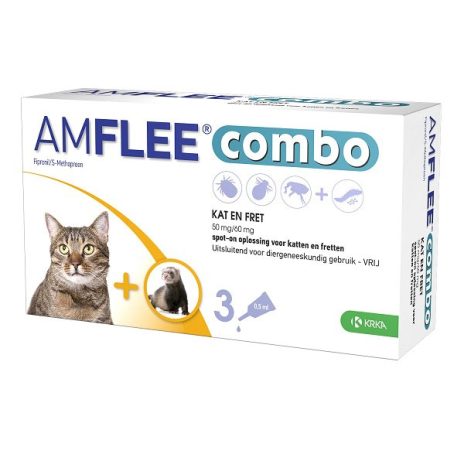 Amflee Combo Spot-on kat 50 mg 3 pipetten