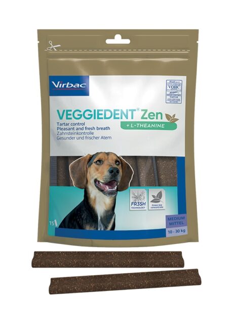 Veggiedent Fr3sh Zen | Hond 10-30kg - M | 15 stuks | EXP 31-03-2026