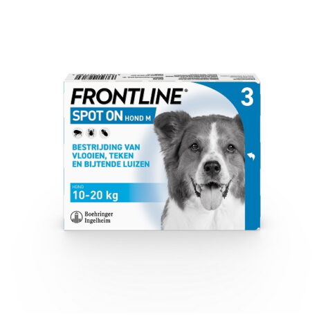 Frontline Spot-On hond M (10-20kg) 3x1,34 ml